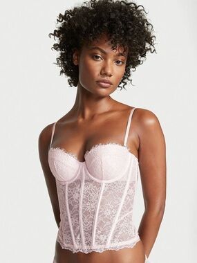 Victorias Secret Allure Lace Corset Too Size Small